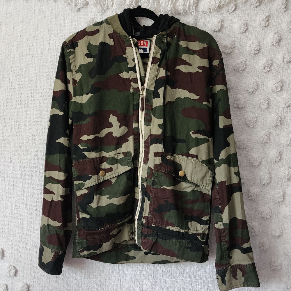 ALL-SON  Camouflage Military Jacket Size XS